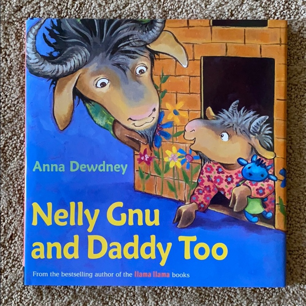 Nelly Gnu and Daddy Too hardcover book- New